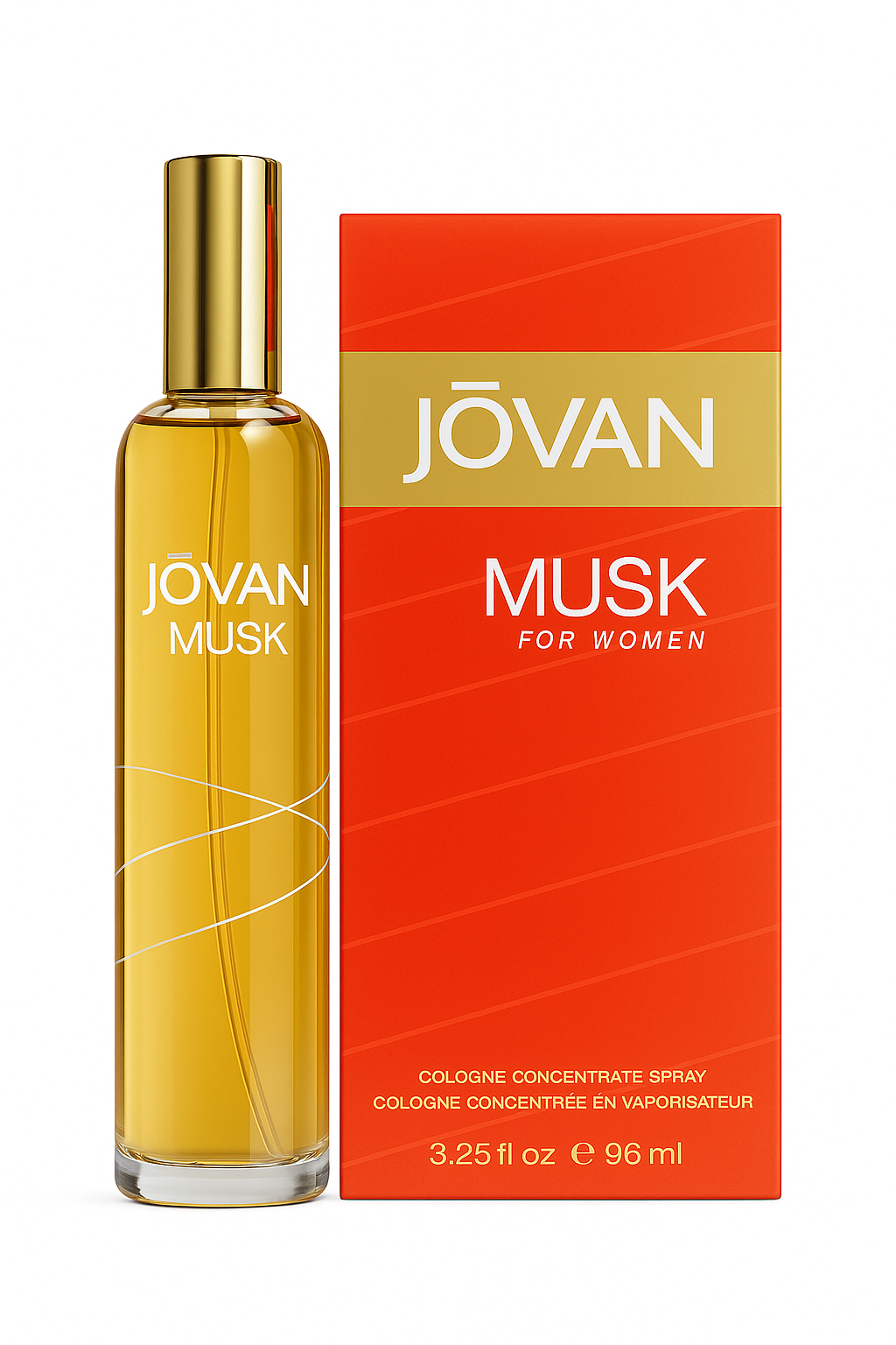 Jovan Musk For Women Cologne Concentrate Spray 3.25 Oz - 2 Pack