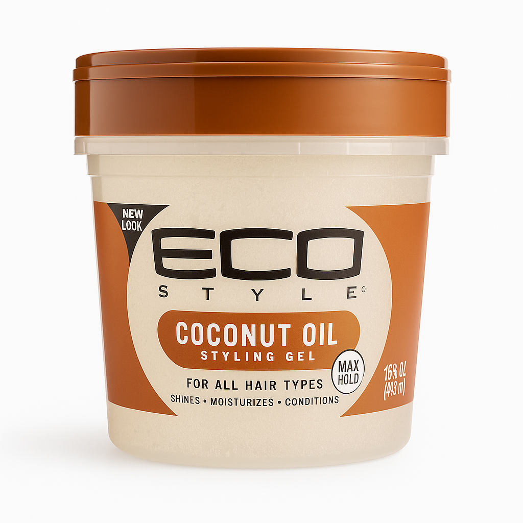 Eco Style Professional Styling Gel Coconut Oil Max Hold 16 Fl Oz - 2 pck