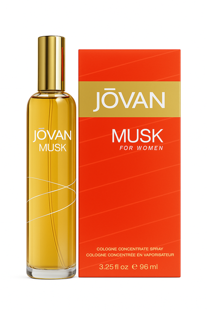 Jovan Musk For Women Cologne Concentrate Spray 3.25 Oz - 2 Pack